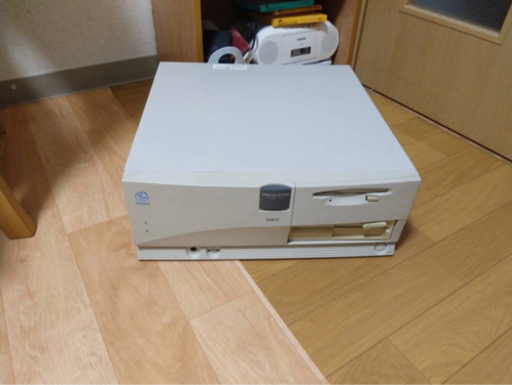 【旧メディア吸い出し用】PC-9821V16(Pentium166MHz)/HDD1.6GB(不良セクタ無し)/3.5\u00265インチFD搭載、98 OSディスク、マウス、キーボード付 送料無料