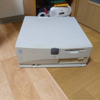 【旧メディア吸い出し用】PC-9821V16(Pentium166MHz)/HDD1.6GB(不良セクタ無し)/3.5&5インチFD搭載、98 OSディスク、マウス、キーボード付 送料無料 