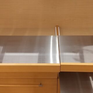 🤩お値下げしました🤩エコー ファニチャー IDC 大塚家具 取扱 レンジボード 2面 キッチンボード　食器棚 天然木