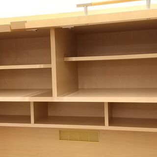 🤩お値下げしました🤩エコー ファニチャー IDC 大塚家具 取扱 レンジボード 2面 キッチンボード　食器棚 天然木