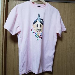 Tシャツ男性Mサイズ(古着)ピンク