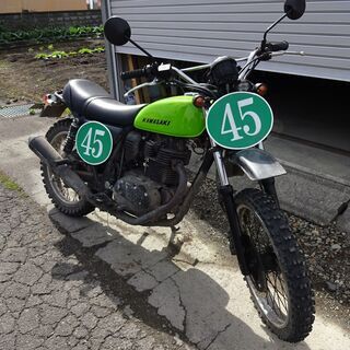 kawasaki 250TR インジェクション車　ビンテージモトクロス風カスタム