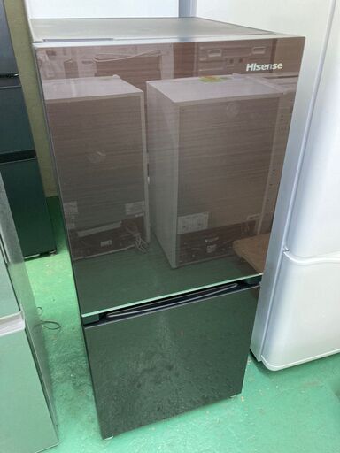 ★美品★HR-G13B 2020年 Hisense 134L ガラストップ ハイセンス 2D冷蔵庫 キッチン 生活家電
