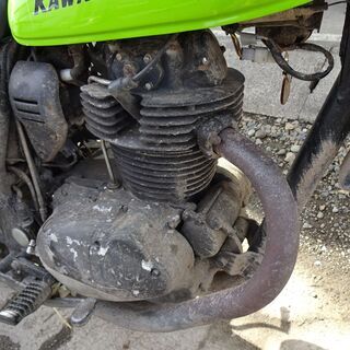 kawasaki 250TR インジェクション車　ビンテージモトクロス風カスタム
