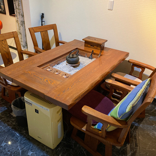 欅の囲炉裏セット