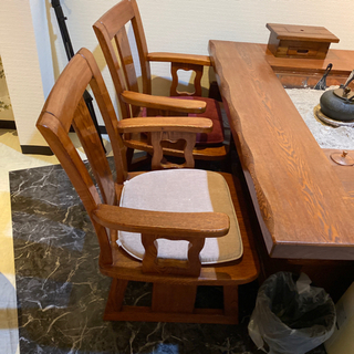 欅の囲炉裏セット