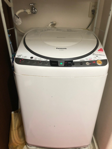 （取引完了）洗濯機　洗濯機乾燥機　8kg  パナソニック