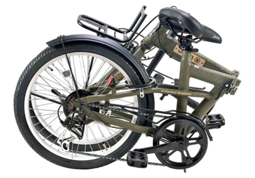 決まりました。人気！美品！ジープ！ 折りたたみ自転車！！ JE-206G