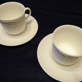 【未使用品】Wedgwood　ナンタケット　コーヒーカップ2客