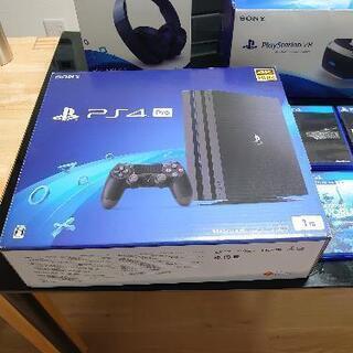 PS4 pro 、PlayStation VR 、ワイヤレスヘッドセット、ソフト5本