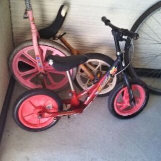 【ネット決済】子ども用自転車、一輪車
