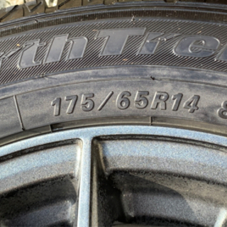 売却済　受付終了致しました　新品同様　175/65-14  スタッドレス　ホイール4本セット