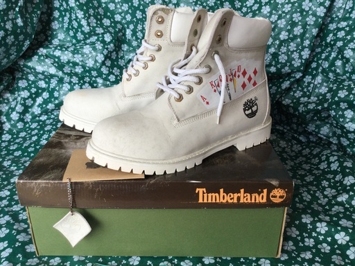 ◆ティンバーランド Timberland ハーフブーツ　トランプ柄◆