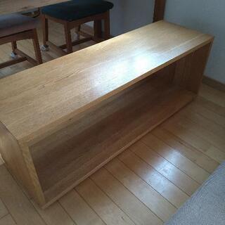 【ネット決済】無印良品　オーク材木製テーブルベンチ