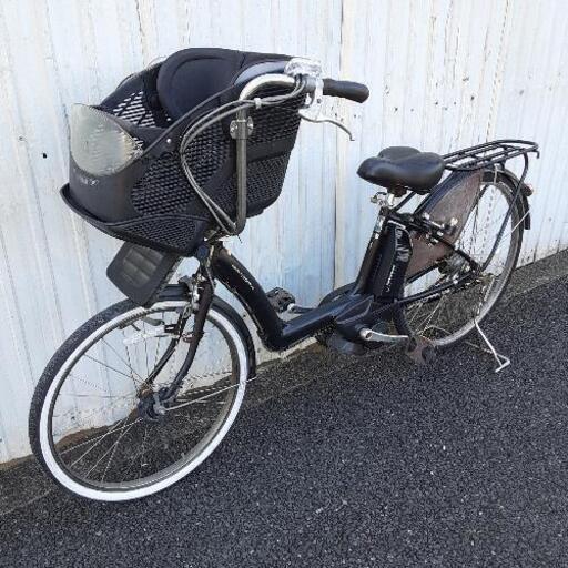 10-8電動アシスト自転車　ヤマハ PAS リトルモアリチウム 　子供乗せ　バッテリー　充電器　鍵付き　電動自転車