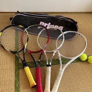 テニス一式（バッグとボールもおつけします）