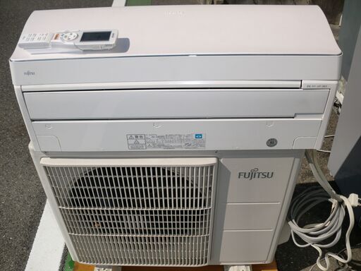 FUJITSU/富士通　14～16畳用エアコン　200V　nocria　AS-Z403P2　お掃除」、除菌　２０１４年購入