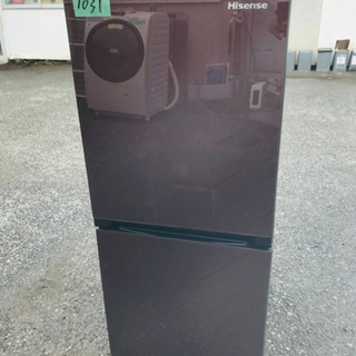③✨2017年製✨1031番 Hisense✨2ドア冷凍冷蔵庫✨HR-G13A-BR‼️