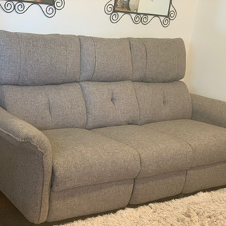 3ヵ月使用、ほぼ新品！リクライニングソファ3人がけ