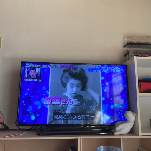 TOSHIBAの40型のテレビ