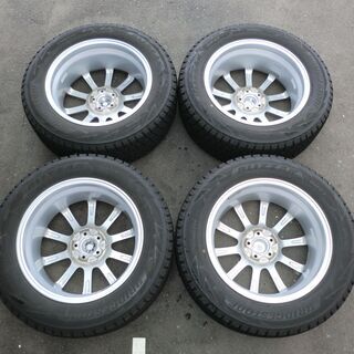 送無アルミ付 7J+50 5/100 ブリザック DM-V2 225/60R17 Free Shipping! Bridgestone Blizzak DM-V2 225/60R17 99S