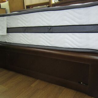 R233 高級大塚家具フレーム、Tencel 25cm マットレスセットダブルサイズ、引き出し付