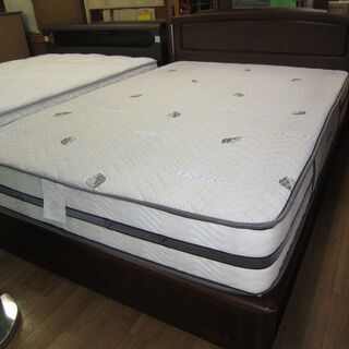 R233 高級大塚家具フレーム、Tencel 25cm マットレスセットダブルサイズ、引き出し付