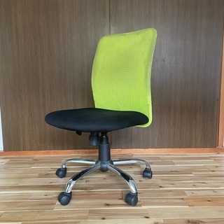 オフィス椅子　緑　グリーン　デスクチェア