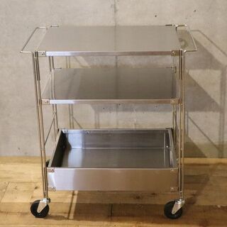 無印良品 ステンレスユニットシェルフワゴンセット キッチン収納無印