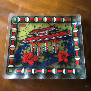 沖縄の絵皿
