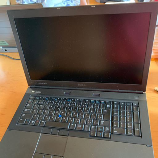 (売約済)期間限定　特価！グラフィックPRO用最上位クラス。17インチディスプレイ　dell precision m6600②。i7 2640M Quadro高速GPU搭載！メモリー8G　win10pro64bit。