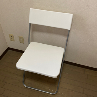 【ネット決済】IKEA  折りたたみ椅子 ホワイト2脚