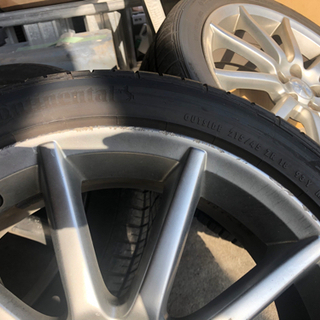BPレガシー純正ホイール4本セット‼️ コンチネンタルタイヤバリヤマ！