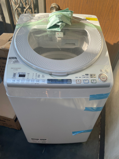 SHARP 乾燥機付き洗濯機　ES-TX830