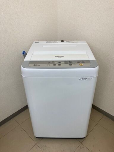 大人気新品  【良品】【地域限定送料無料】洗濯機  Panasinic 5kg 2016年製  ASB100302 洗濯機