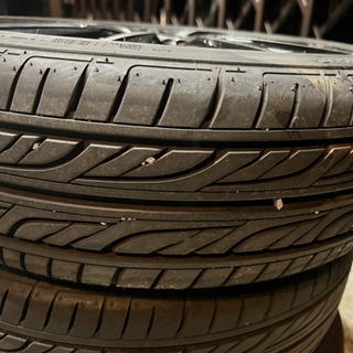 グッドイヤーアルミホイールセット 165/50-16バリ山（イボ付き）