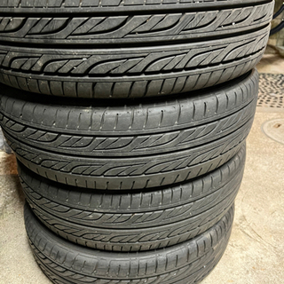 グッドイヤーアルミホイールセット 165/50-16バリ山（イボ付き）