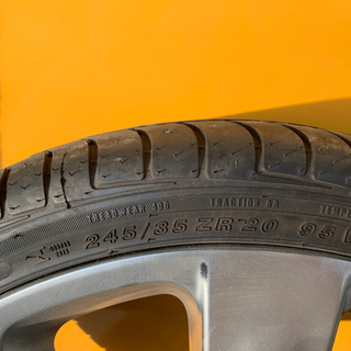 インフィニティ  INFINITY FX45 純正ホイール　20インチ　タイヤ付き　114.3 5H
