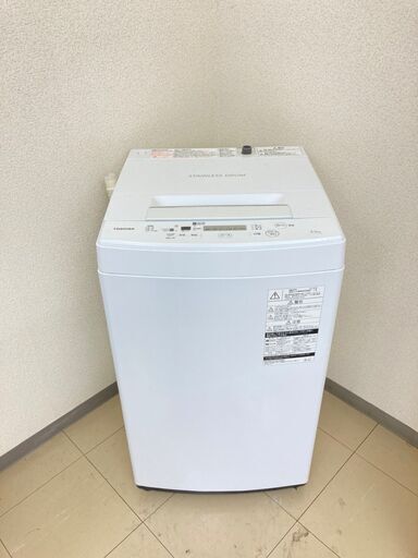 【美品】【地域限定送料無料】洗濯機 TOSHIBA 4.5kg 2019年製 ASA060706