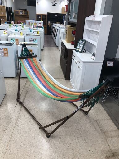ハンモック　自立式 折畳で持ち運びも楽々。