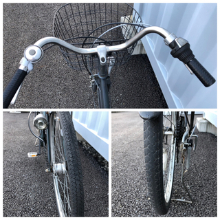 No.218【LEDオートライト,外装6段変速】★激安★ 中古自転車 ママチャリ  26インチ 軽整備済み 安い 防犯登録 町田市 麻生区 神奈川