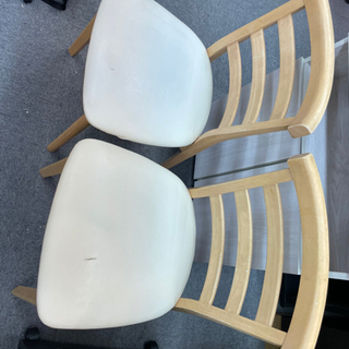【無料】木製椅子2脚セット