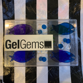 新品 GelGems デコレーション ガラス 鏡 魚