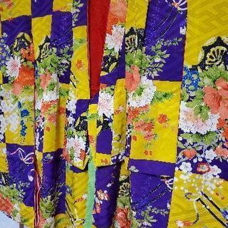 七五三　7歳　着物　正絹