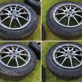 Schneider アルミホイール、DUNLOP 175/65R15 スタッドレスタイヤ セット