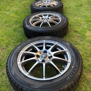 Schneider アルミホイール、DUNLOP 175/65R15 スタッドレスタイヤ セット Schneider アルミホイール、DUNLOP 175/65R15 スタッドレスタイヤ セット