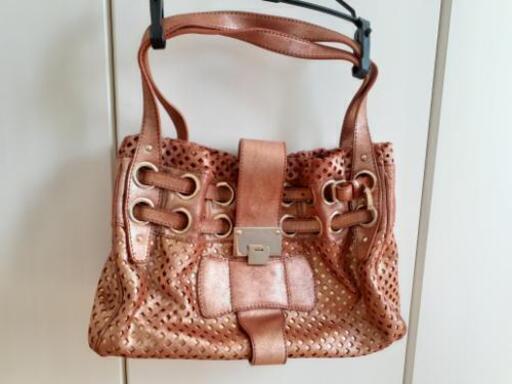 ☆美品【JIMMY CHOO】ラモナ ラメ ハンドバック トートバッグ