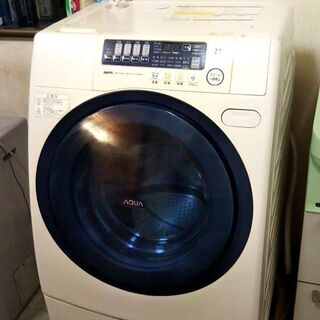 【無料】SANYO ドラム式 洗濯乾燥機 AWD-AQ380 乾...
