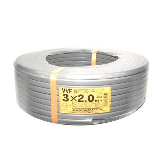 VVFケーブル　2.0mm 3c 100m 未使用品