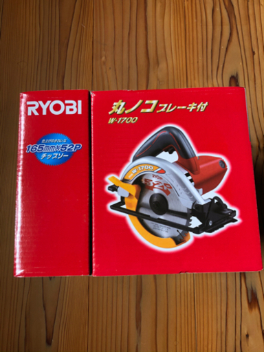 新品未使用リョービ(RYOBI) 丸ノコ チップソー付 W-1700